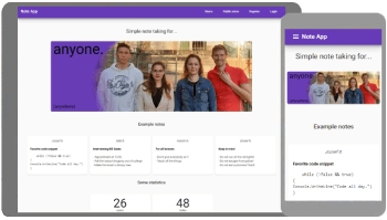 Fullstack Note Taking App image